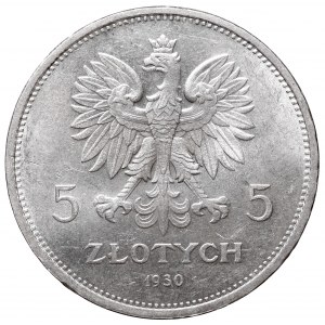 II Republic of Poland, 5 zlotych 1930 Banner