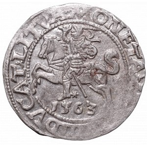 Zygmunt II August, Półgrosz 1563, Wilno, L/LITVA