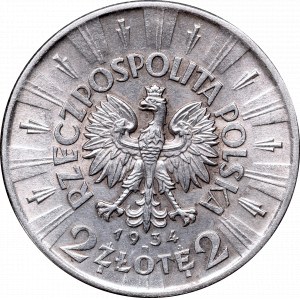II Republic of Poland, 2 zlote 1934, Jozef Pilsudski