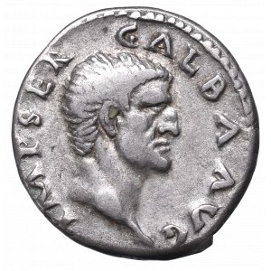 Roman Empire, Galba, Denarius