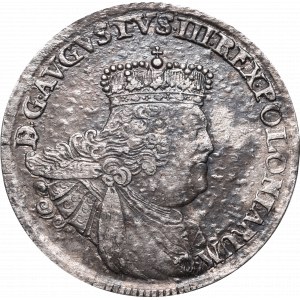 Augustus III Sas, 18 groschen 1755, Leipzig
