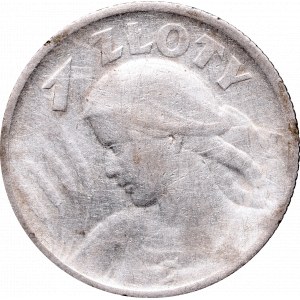 II Rzeczpospolita, 1 złoty 1924 Kobieta kłosy