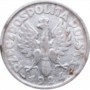 II Rzeczpospolita, 1 złoty 1924 Kobieta kłosy