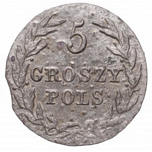 Królestwo Polskie Aleksander I, 5 groszy 1816 IB