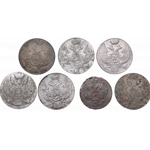 Russian partition, set of coins 5 and 10 groschen