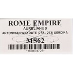 Roman Empire, Aurelian, Antoninian Serdica - GCN MS62