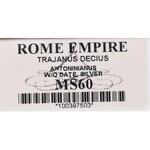 Cesarstwo Rzymskie, Trajan Decjusz, Antoninian Rzym - GCN MS60
