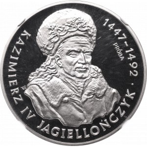 III RP, 200000 zl Casimir IV Jagiellon, trial coin, NGC PF70 ULTRA CAMEO