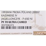 III RP, 200000 zł Kazimierz IV Jagiellończyk, próba -NGC PF70 ULTRA CAMEO