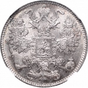 Rosja, Mikołaj II, 15 Kopiejek 1916, Osaka - NGC MS65