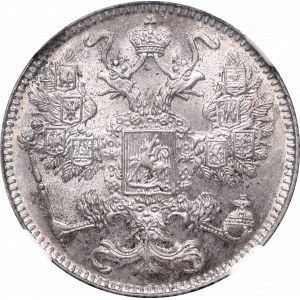 Russia, Nicholas II, 15 kopecks 1916, Osaka - NGC MS65