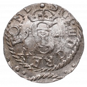 Zygmunt III Waza, Szeląg 1614, Wilno - rzadki SIGI