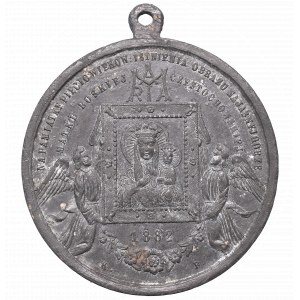 Medalik Matki Boskiej Częstochowskiej 1882