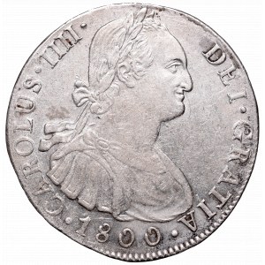 Peru, Karol IV, 8 reali 1800, Lima