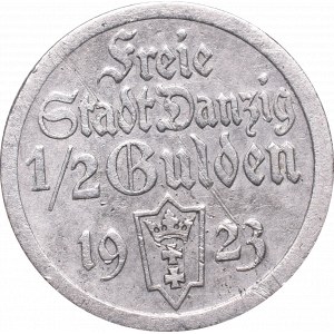 Gree City of Danzig, 1/2 gulden 1923