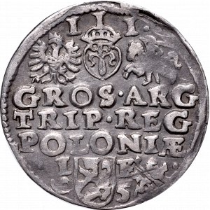 Zygmunt III Waza, Trojak 1595, Lublin - leżąca 9