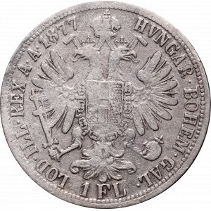 Austria, Franz Joseph, 1 florin 1877