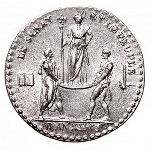 Francja, Napoleon I, Żeton 1805 - srebro