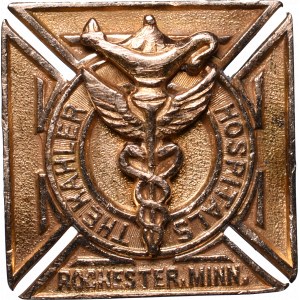 UK, Rochester The Kahler Hospital badge gold