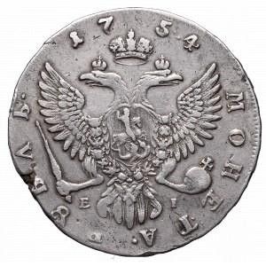 Russia, Elizabeth, rouble 1754 ММД, Moscow