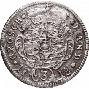 Germany, Bavaria, Maximilian Emanuel, 3 kreuzer 1718