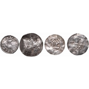 Mix of 4 mediaval denarius