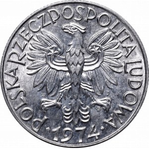 PRL, 5 zloty 1974 Fischerman