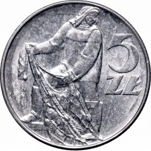 PRL, 5 zloty 1974 Fischerman