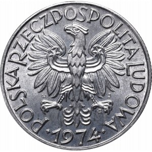 PRL, 5 złoty 1974 Rybak