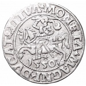 Sigismund II Augustus, Half-groat 1550, Vilnius - LI/LITVA