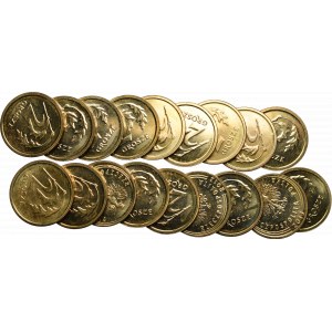 Zestaw 18 sztuk, 2 grosze 2013 Royal Mint