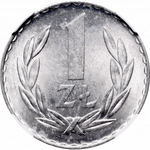 PRL, 1 złoty 1971 - NGC MS63