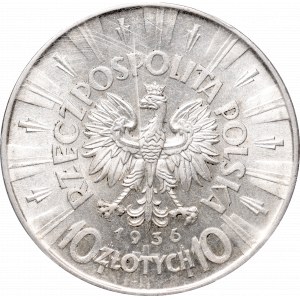 II Republic, 10 zlotych 1936, Pilsudski - PCGS MS63