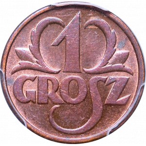 II Republic, 1 grosz 1939 - PCGS MS64 RB
