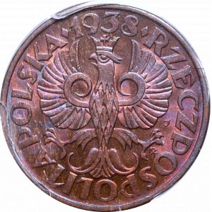 II Republic, 2 groschen 1938 - PCGS MS65 BN