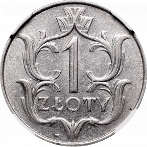 II Republic, 1 zloty 1929 - NGC AU58
