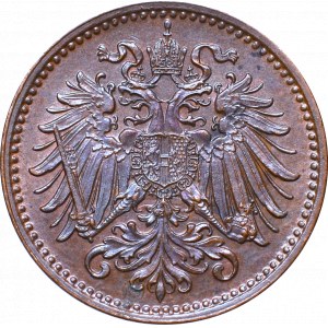 Austria, Franz Joseph, 1 heller 1893