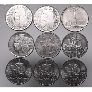 PRL, Set of 9 commemorative coins