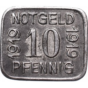 10 fenig 1919, Grunberg