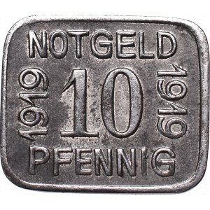 10 fenigów 1919, Zielona Góra (Grunberg)