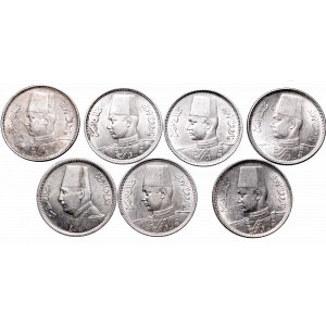 Egypt, lot 7 coins
