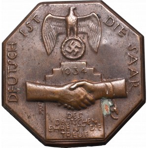 III Rzesza, Odznaka powrót Zagłębia Saary do Niemiec 1934