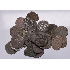 Lot of 30 polish denarii