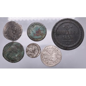 Lot of 6 polish coins