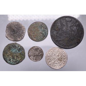 Lot of 6 polish coins