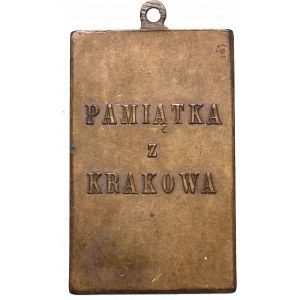 Polska, Plakieta Pamiątka z Krakowa 1910