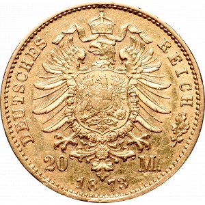 Niemcy, Bawaria, Ludwik II, 20 marek 1873 D, Monachium