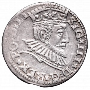 Zygmunt III Waza, Trojak 1591, Ryga - nieopisany D:Gx