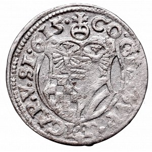 Silesia, Karol II, 3 kreuzer 1615, Oels