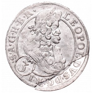 Silesia, Leopold I, 3 kreuzer 1701, Brieg
